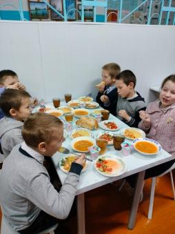 Питание детей в филиале Светловская ООШ